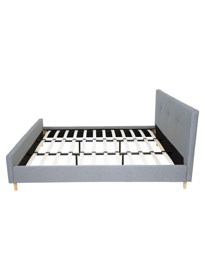 MCW Polsterbett J98 mit Lattenrost, 180x200cm grau günstig kaufen onesize