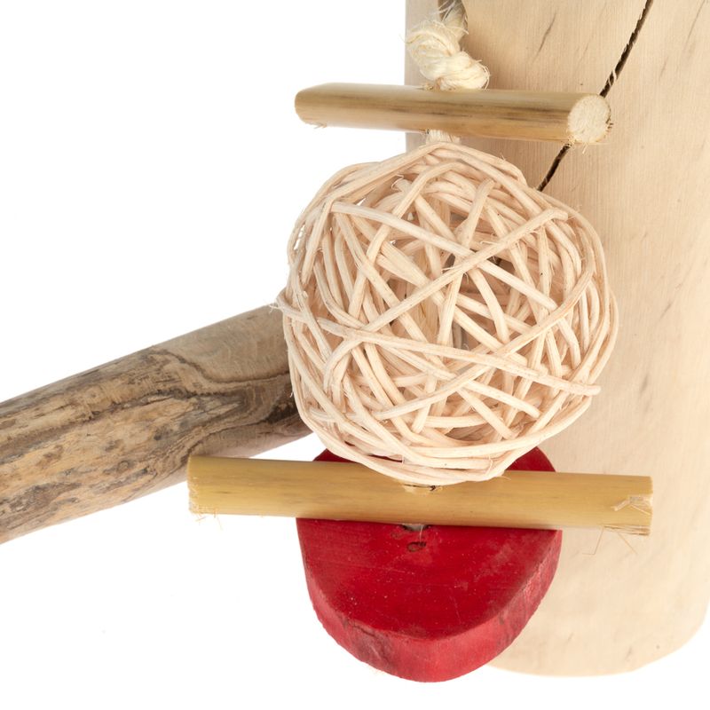 TIAKI XL Kletterstange Swing aus Java Holz