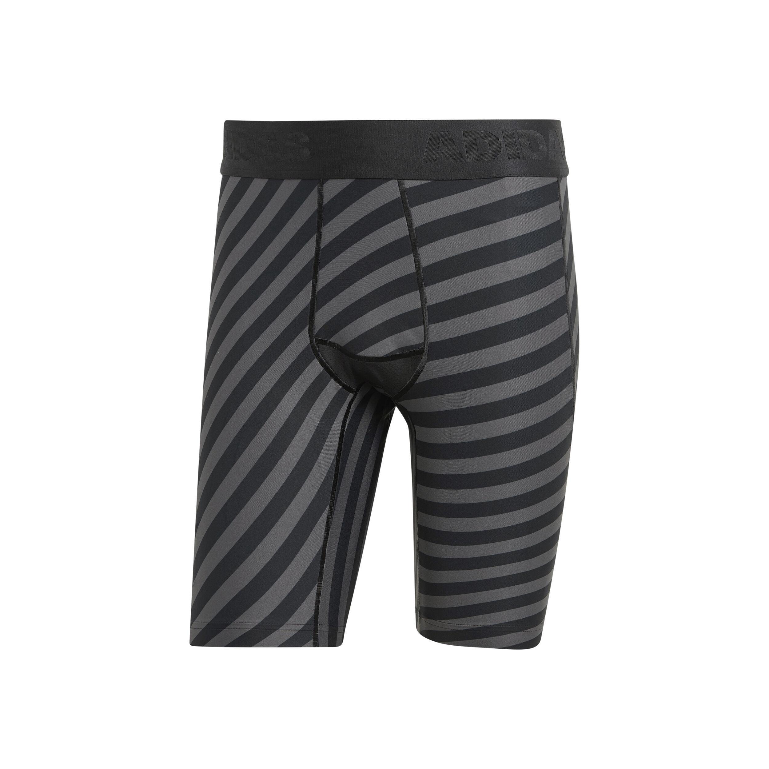 2in1 Pro Shorts Herren - Hellgrau, Schwarz