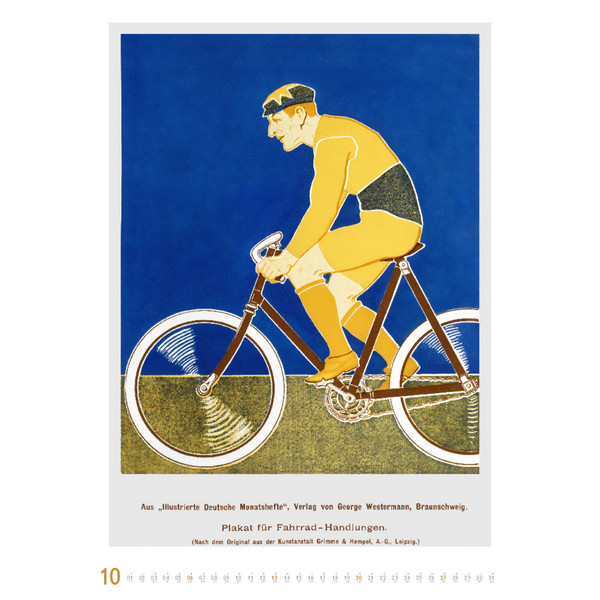 HISTORISCHE FAHRRADPLAKATE 2024 - Kalender