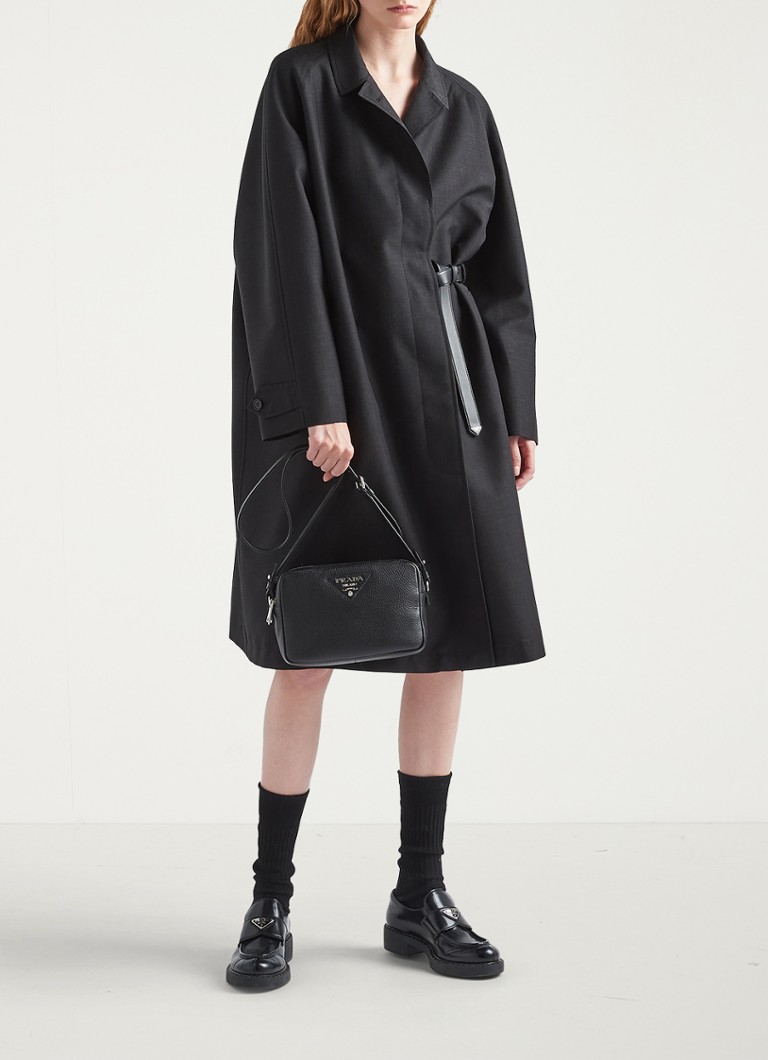 Prada leather crossbody bag