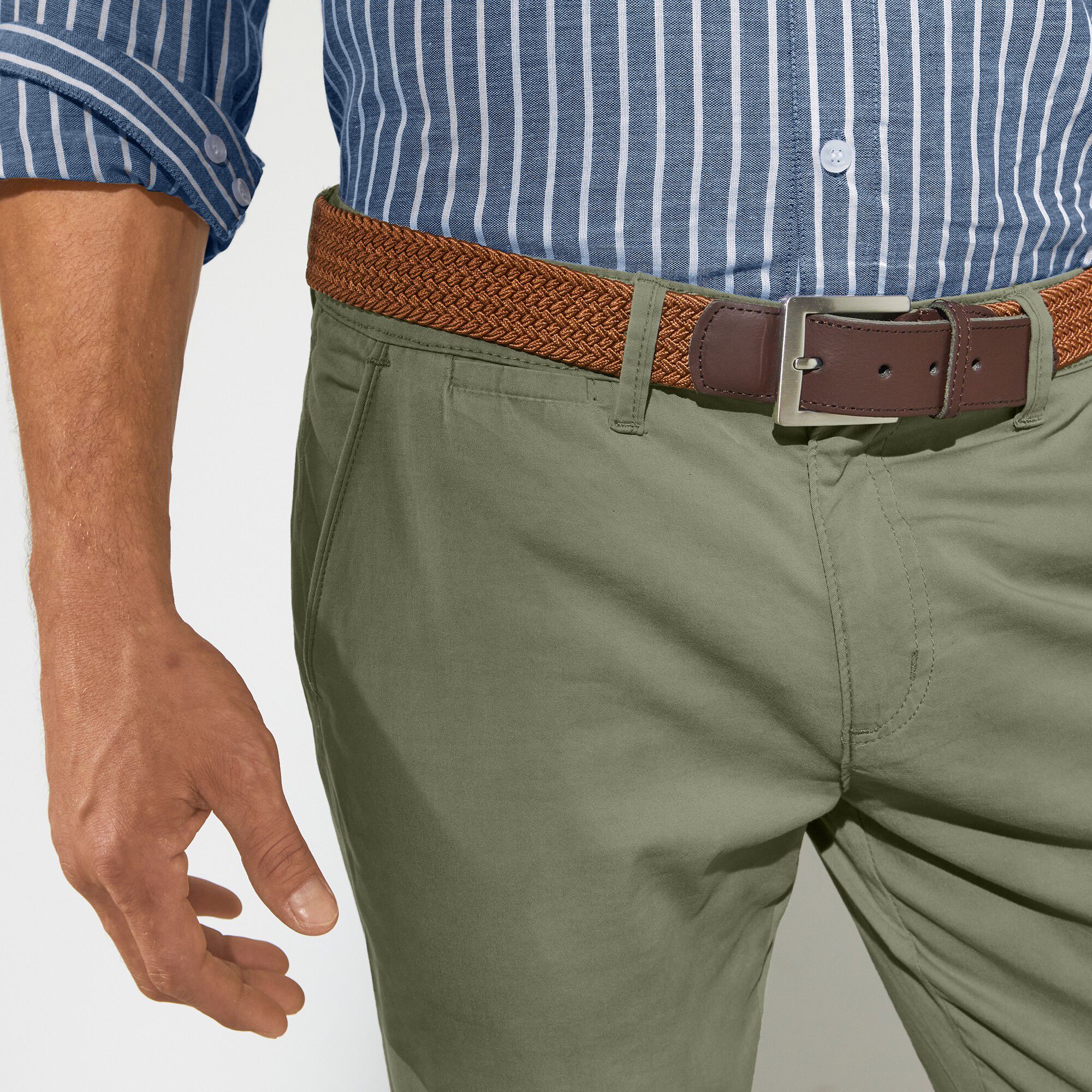 Pantalon chino toile sergé