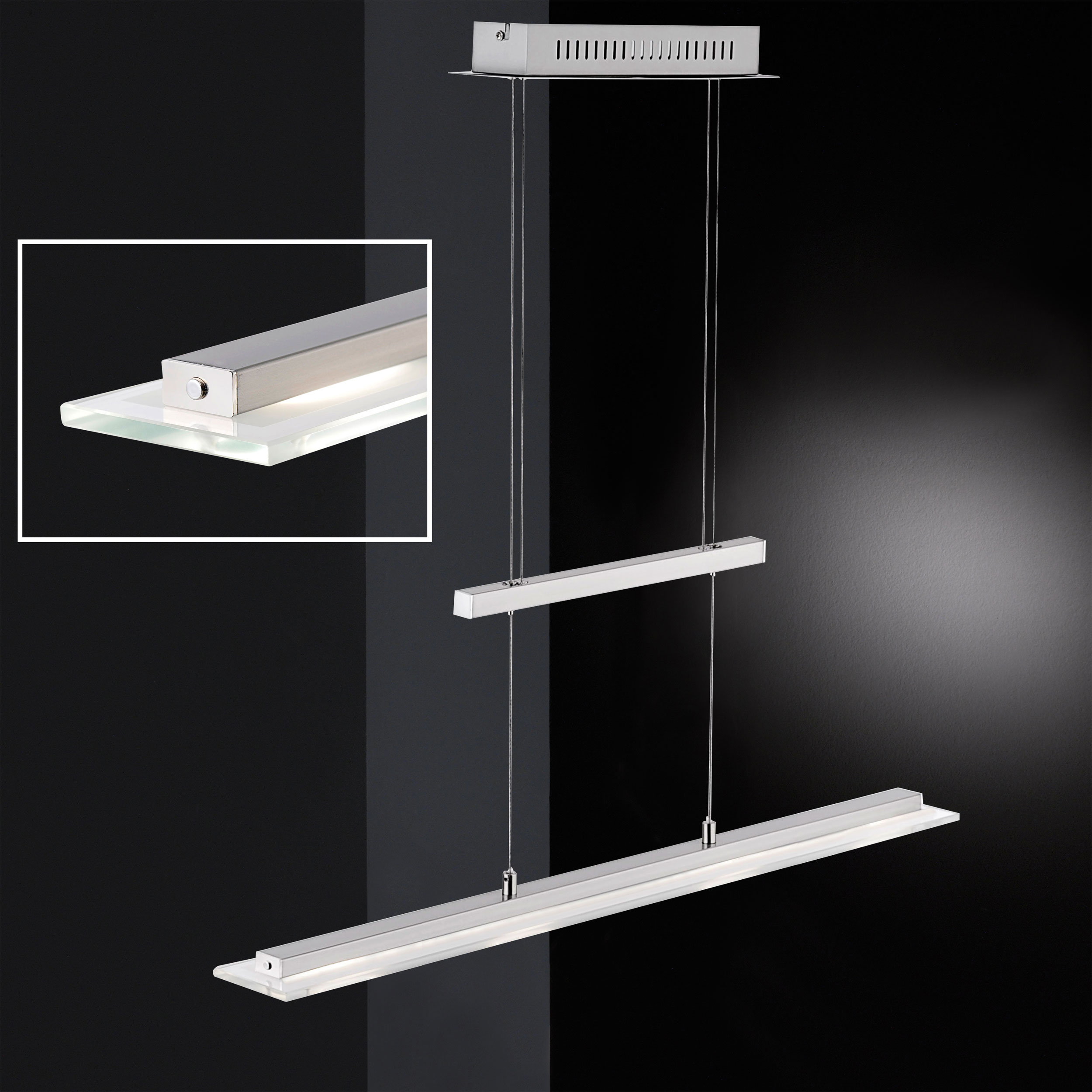 Fischer & HonselLED-Pendelleuchte 1flg