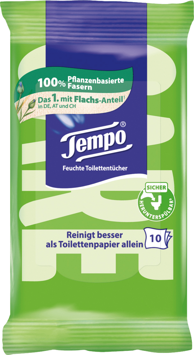 Feuchtes Toilettenpapier Reisegröße, 10 St