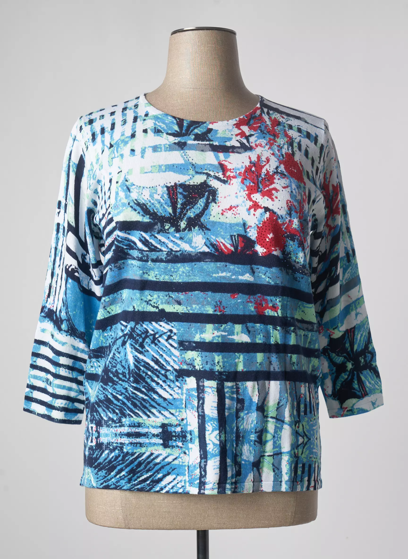 Hajo Pulls Femme couleur bleu