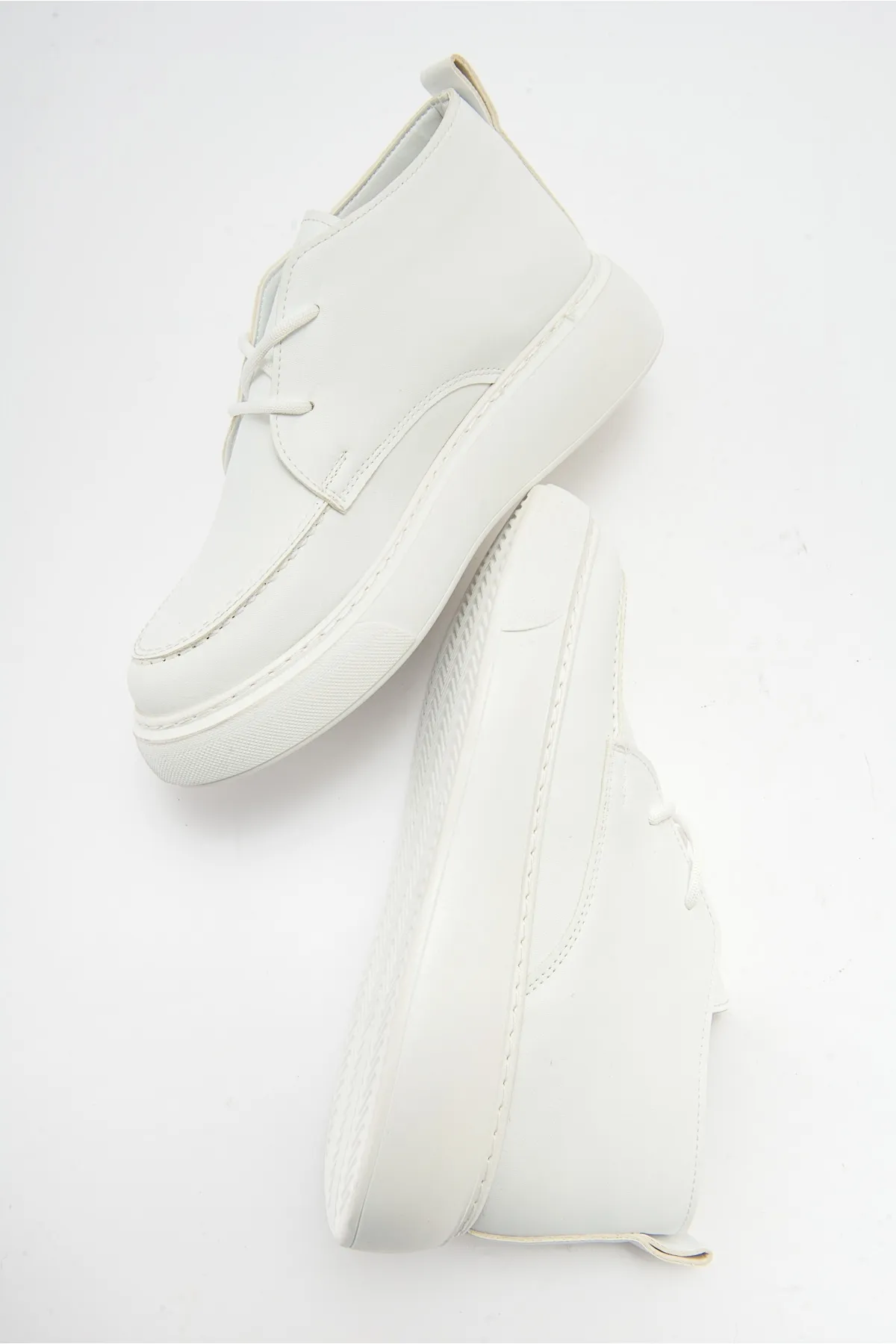 LuviShoes  VALVE White Skin Damenstiefel
