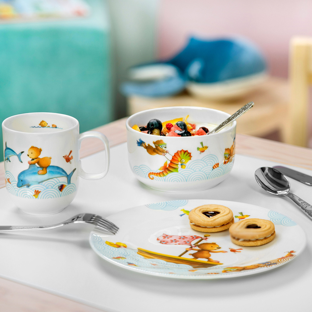 Villeroy & Boch Set 7pcs EF Happy as a Bear Vaisselle pour enfant