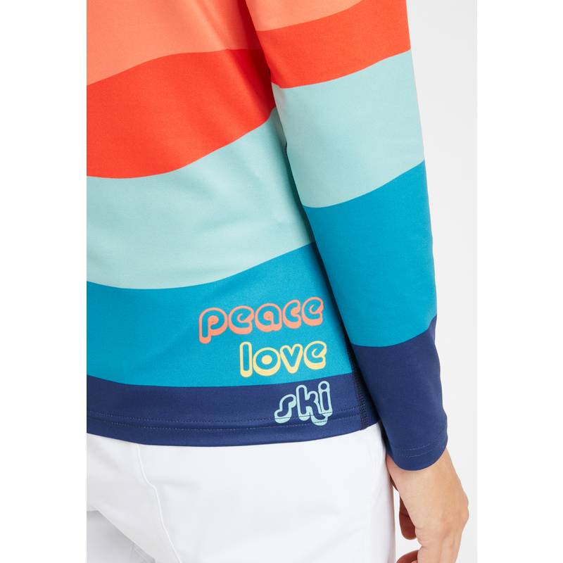 Krimson Klover Peace Love Ski Layerlangarmshirt Damen
