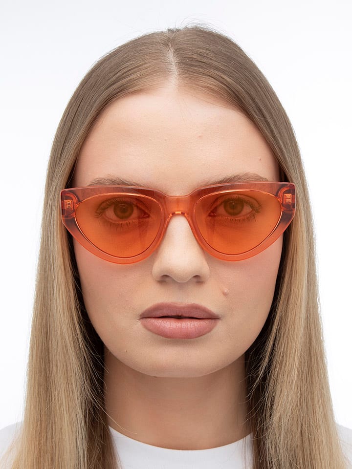 Karl Lagerfeld Damen-Sonnenbrille in Orange günstig kaufen 54