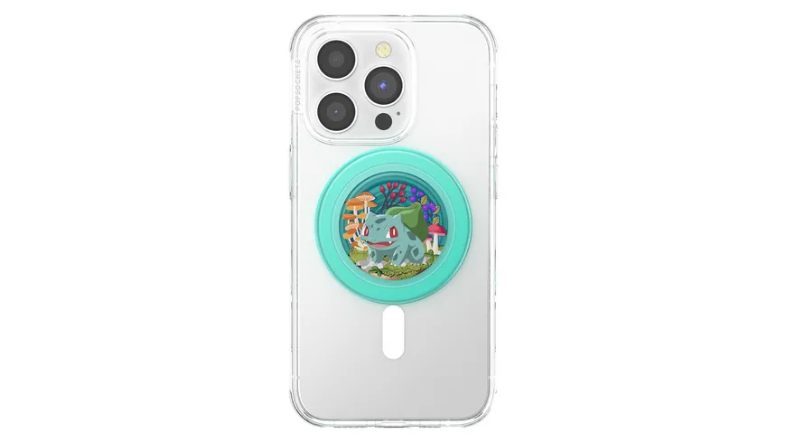 PopGrip Premium  für MagSafe rund - ausziehbarer Handy-Griff Handyhalter -  Bulbasaur Mint