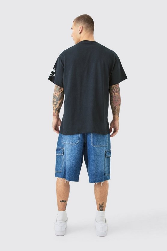 Oversize T-Shirt mit lizenziertem Batman Returns Print