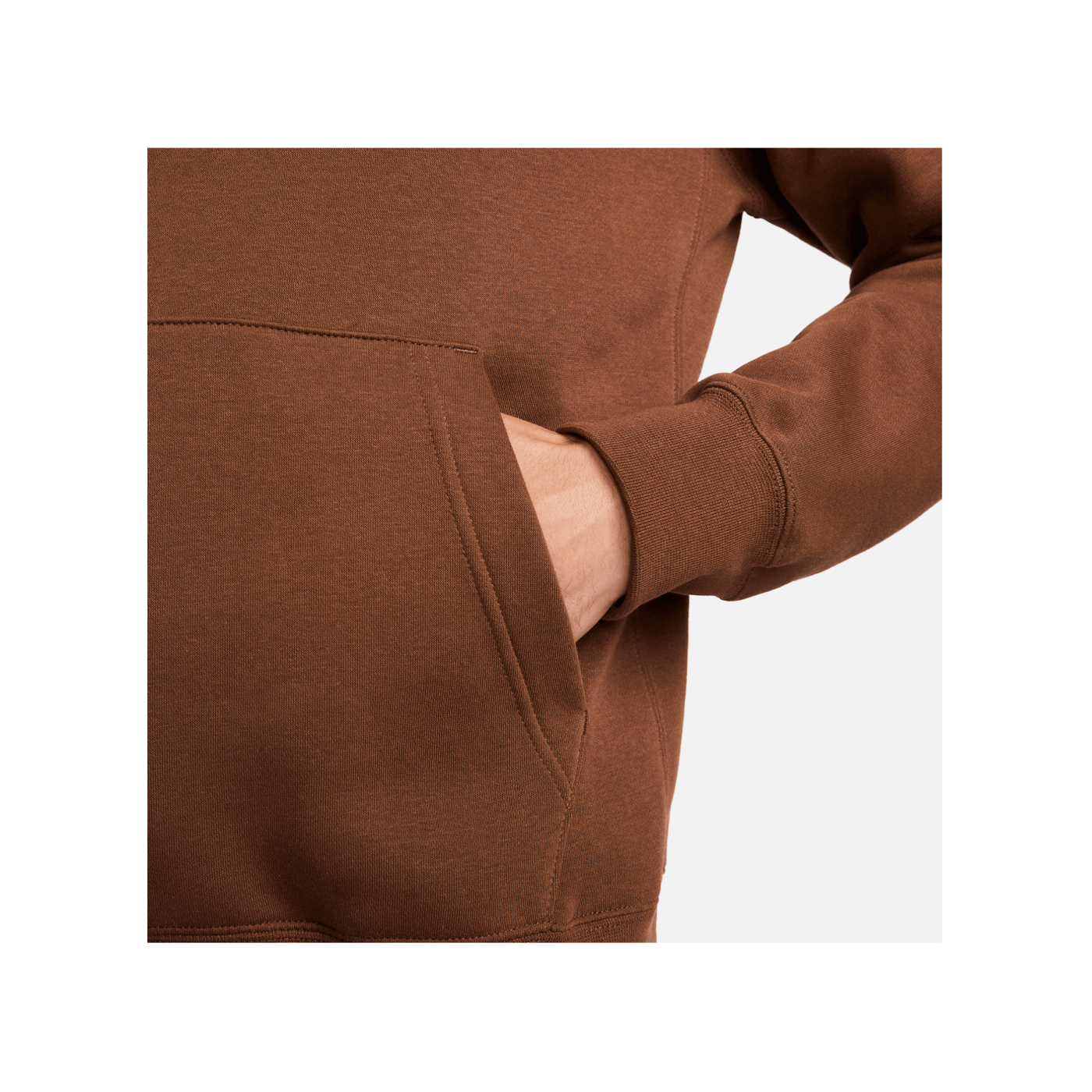 Nike Club Fleece Hoody Braun F259