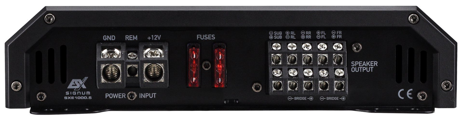 ESX SXE1000.5 5 Kanal HYBRID Verstärker Endstufe mit 1000 Watt RMS Verstärker (Anzahl Kanäle: 5-Kanal)