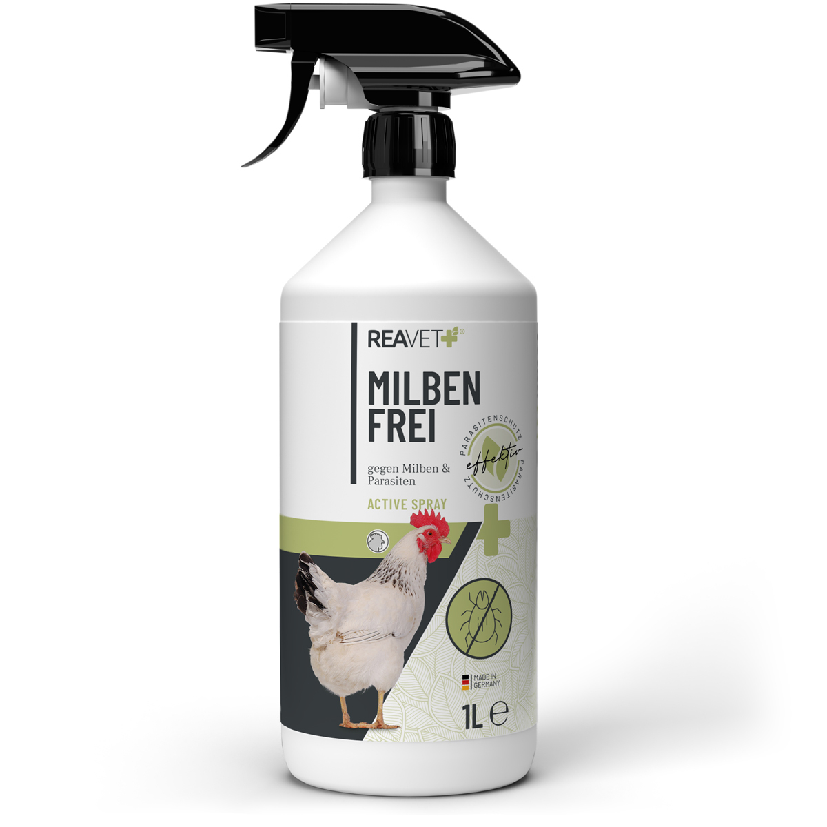 REAVET Floh- & Zeckenmittel REAVET Milben Frei Spray für Hühner 1L
