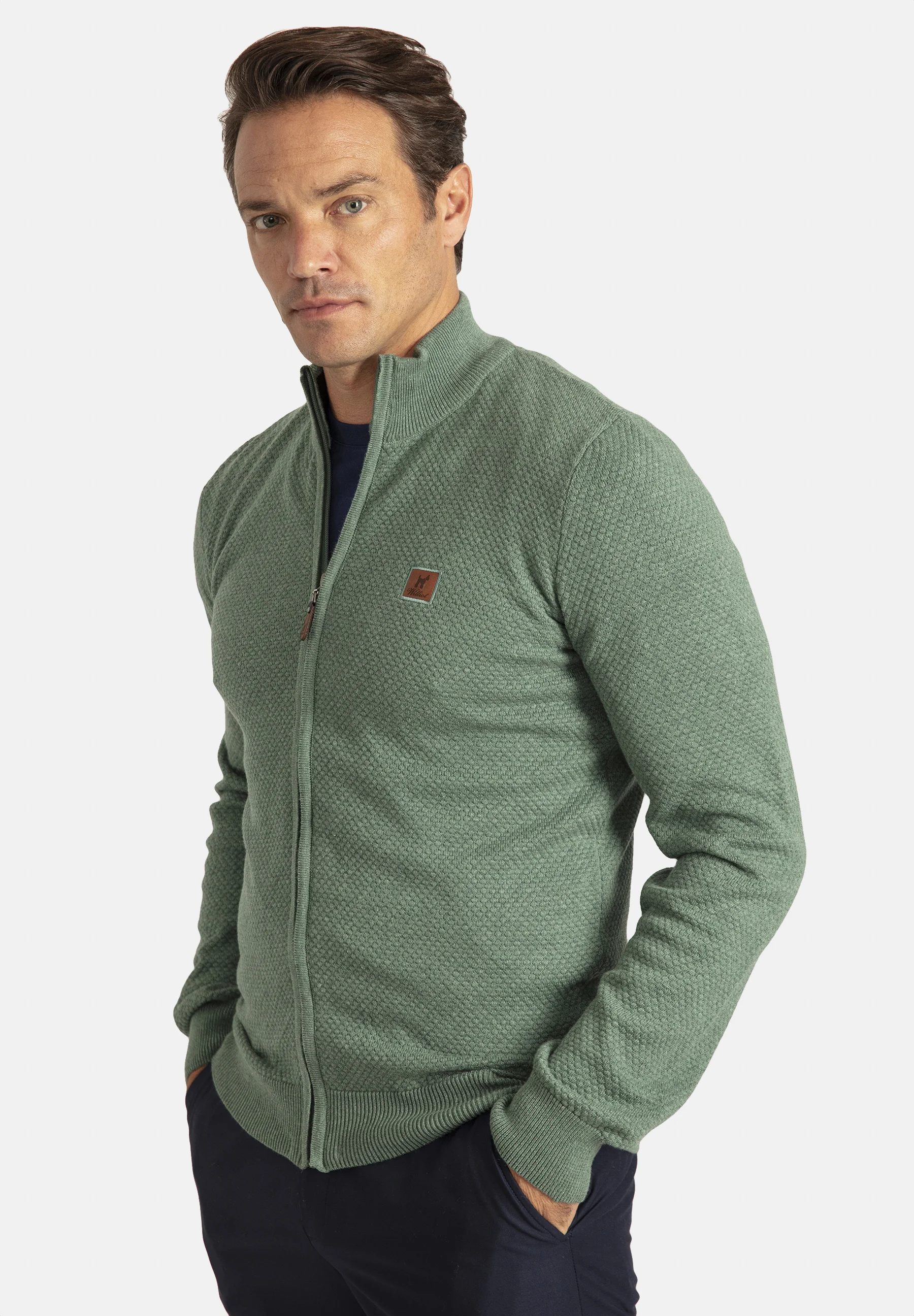 Williot MODERN FIT HONEYCOMB - Cárdigan