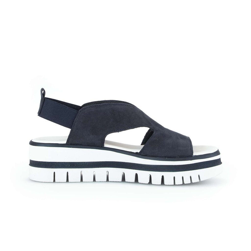 Gabor fashion Plateau Sandale blau