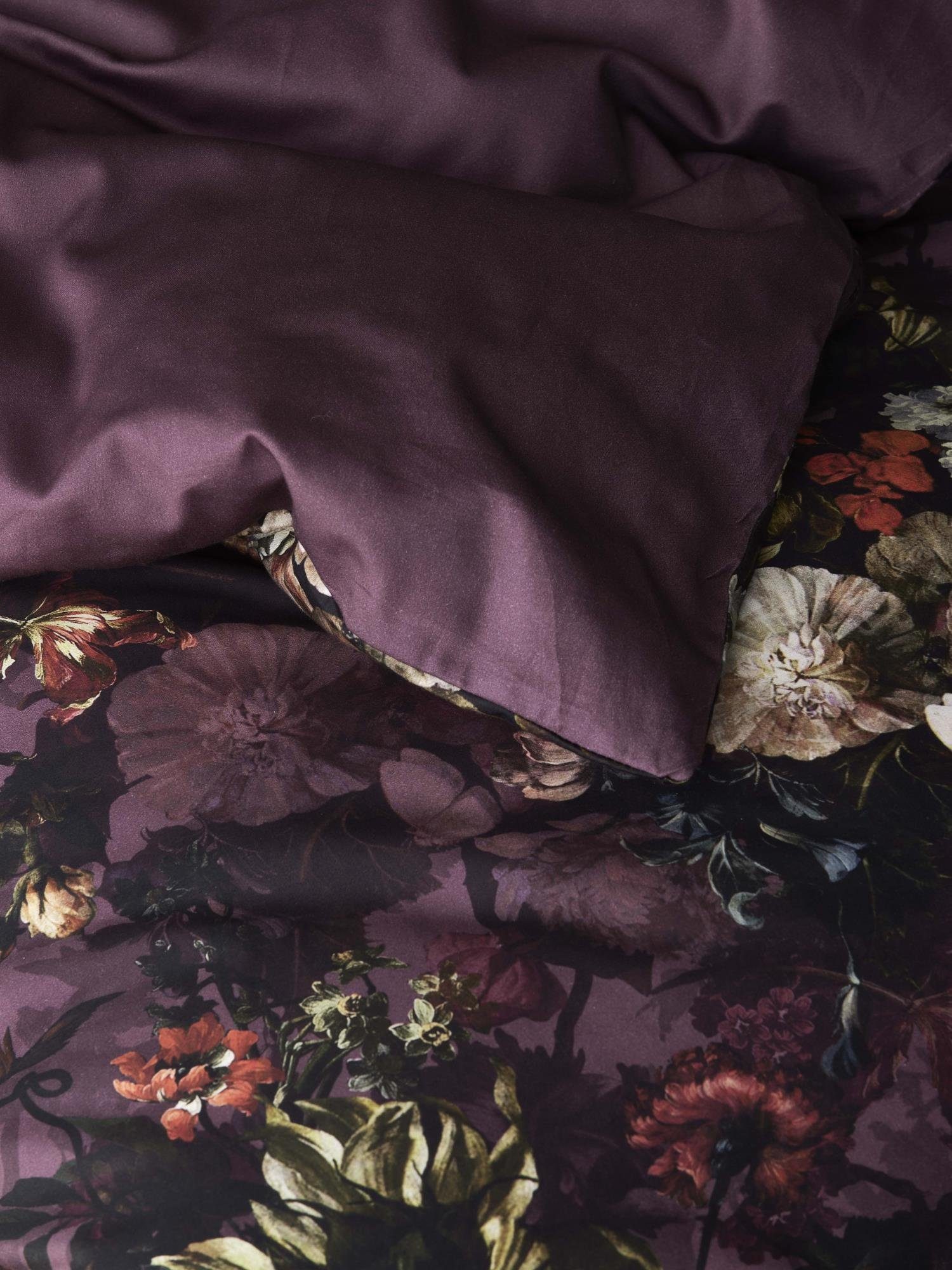 Bettwäsche Karli, Essenza, Satin, 2 teilig, mit floralem Muster