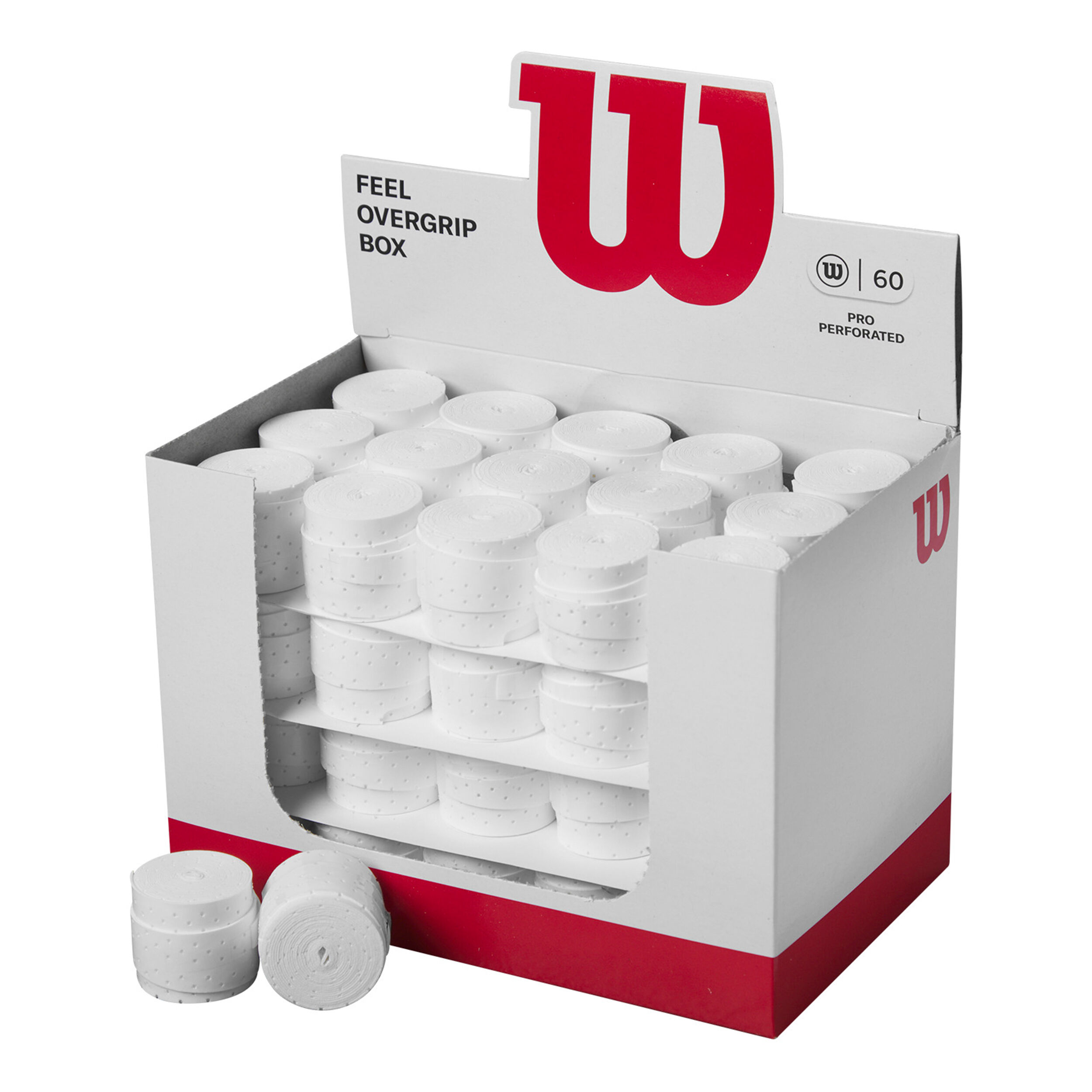 Pro Overgrip Perforated 60er Pack - Weiß