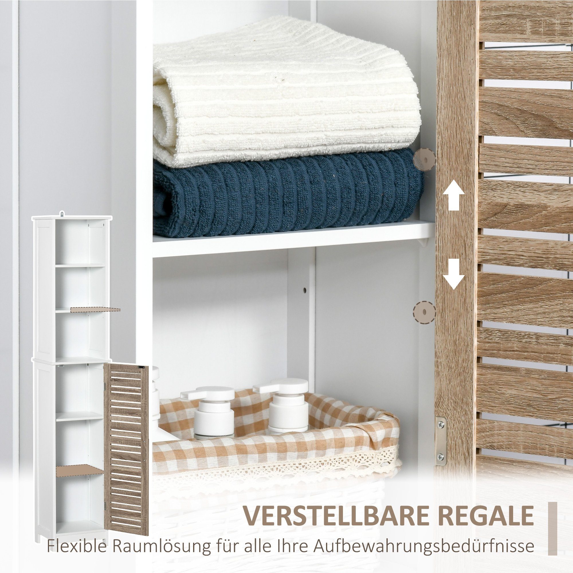 Kleankin Badkommode Badezimmerschrank