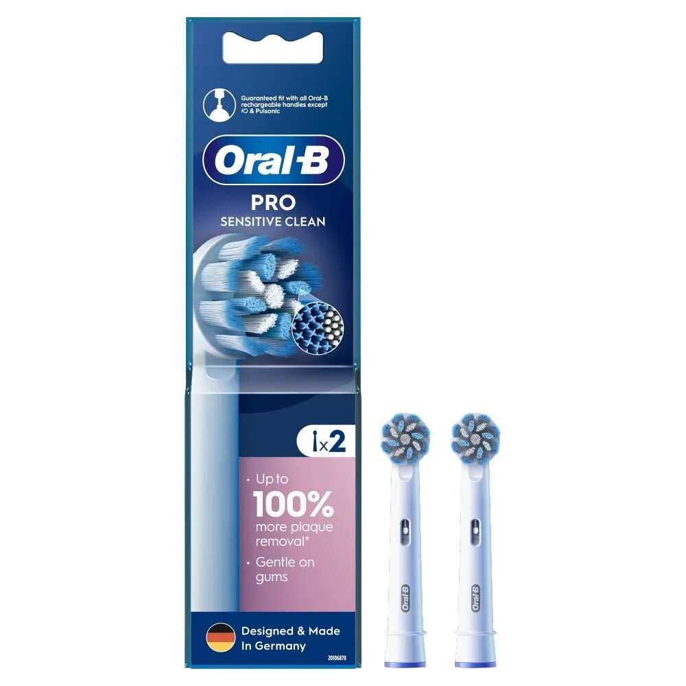 Cabeças de escova de dentes elétrica Oral-B EB60-2 Sensitive, 2 unidades.