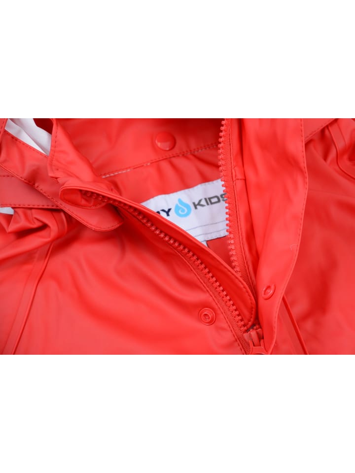 DRY KIDS Regenjacke in Rot günstig kaufen
