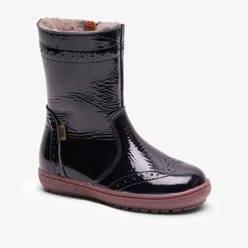 ejra tex navy patent - Blau