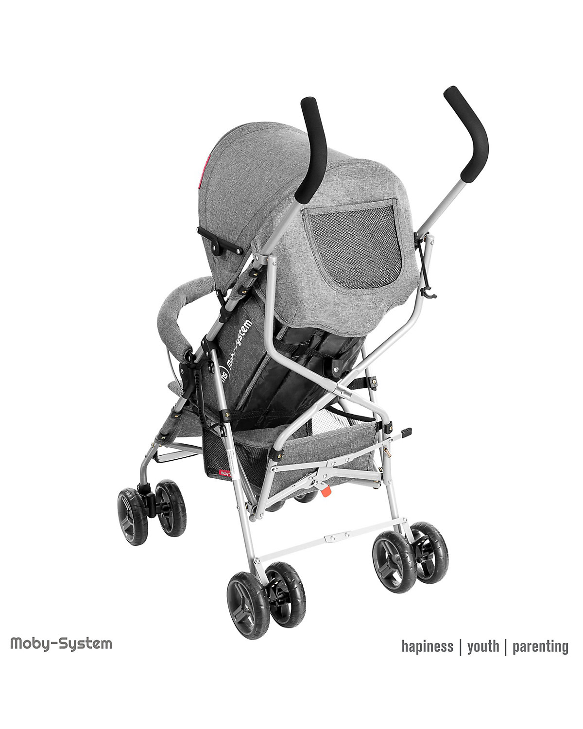 Kinderwagen Schwenkbare Schaumstoffräder mit Sonnenverdeck