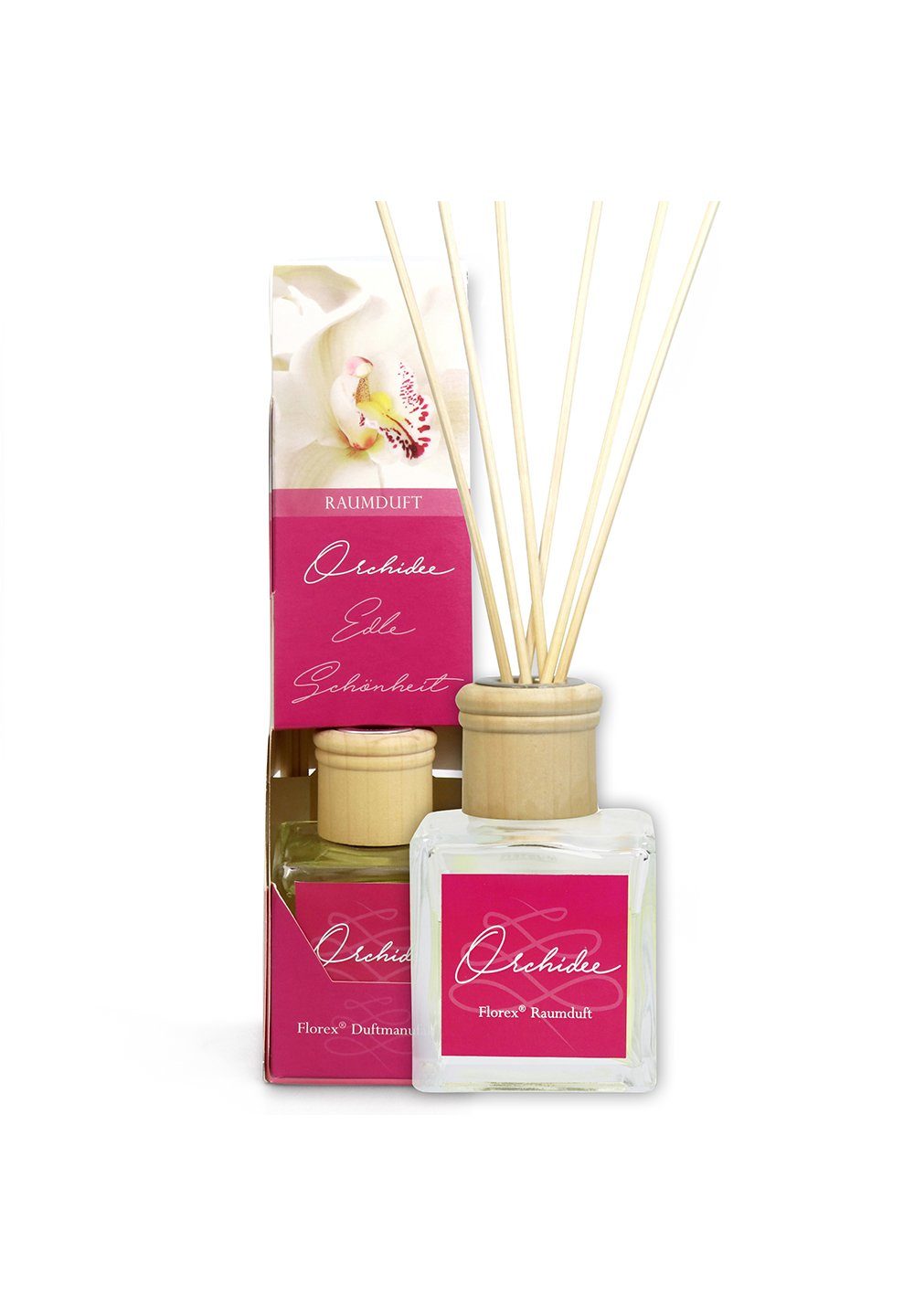 Gerlinde Hofer _ Florex GmbH Raumduft Orchidee (1-St), Raumduft mit Stäbchen im Diffuser 100 ml