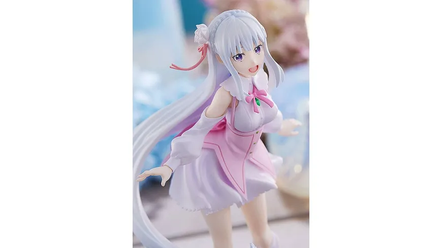 Re: Zero Starting Life in Another World PVC Statue Pop Up Parade Emilia: Memory Snow Ver. 17 cm, Anime Figur