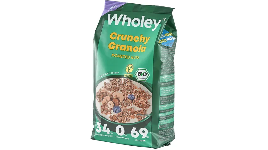 Wholey Bio Roasted Nuts Granola 300 g