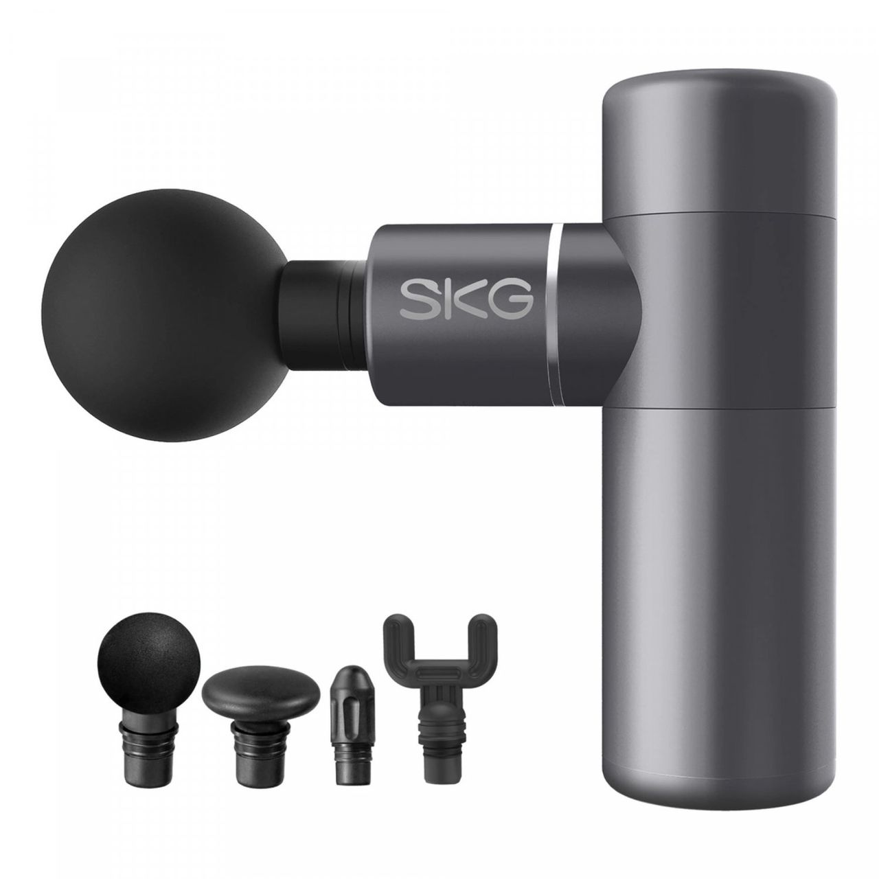 SKG E7-EN Augen- und Schläfenmassagegerät – Silber 1500 mAh mit USB-C Kabel