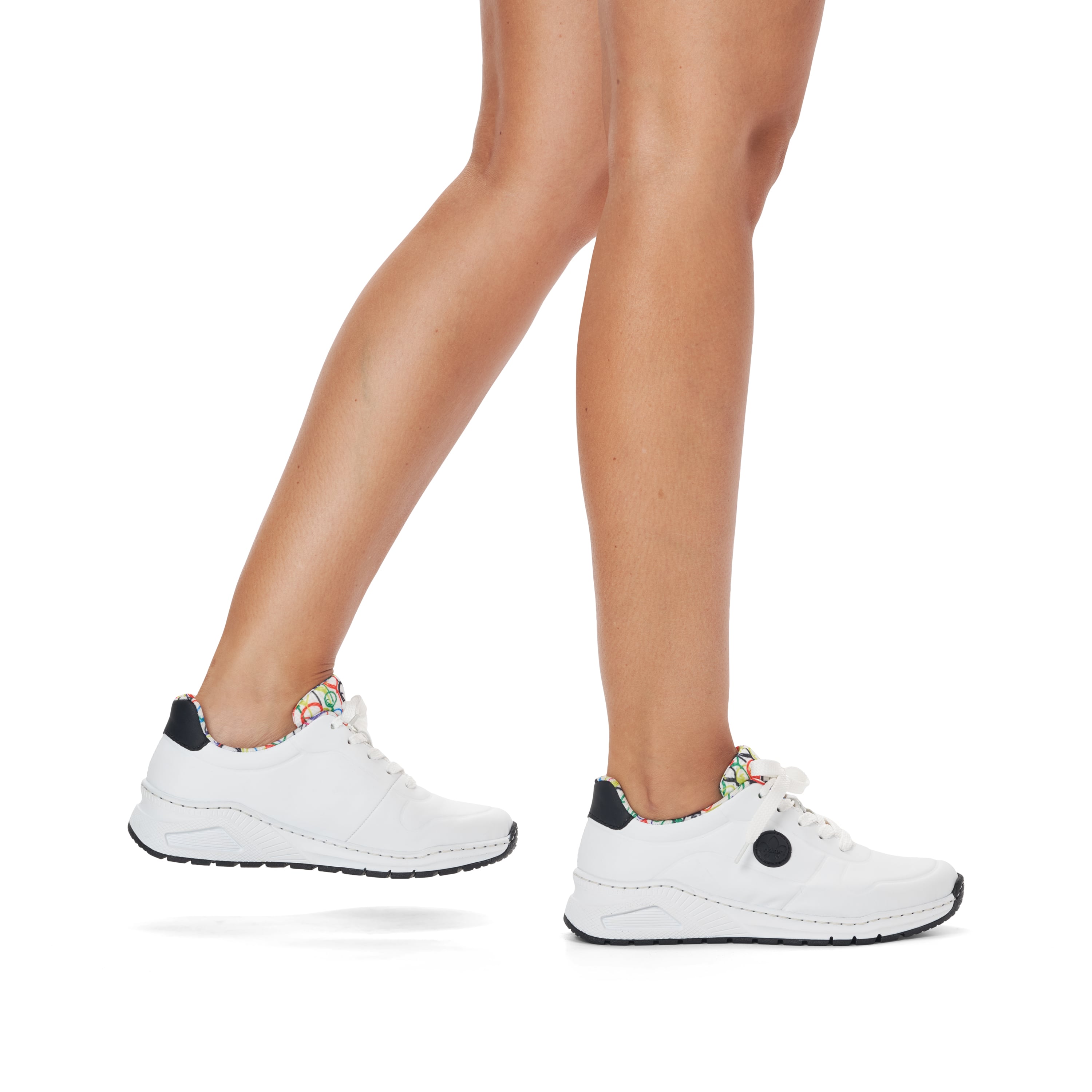 Rieker Damen Sneaker Low edelweiß