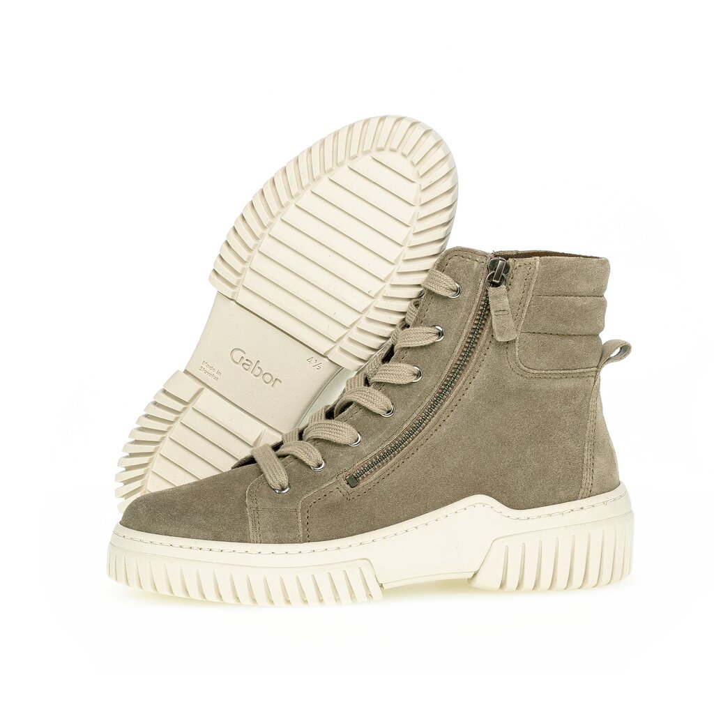 Gabor fashion Schnürstiefelette grün