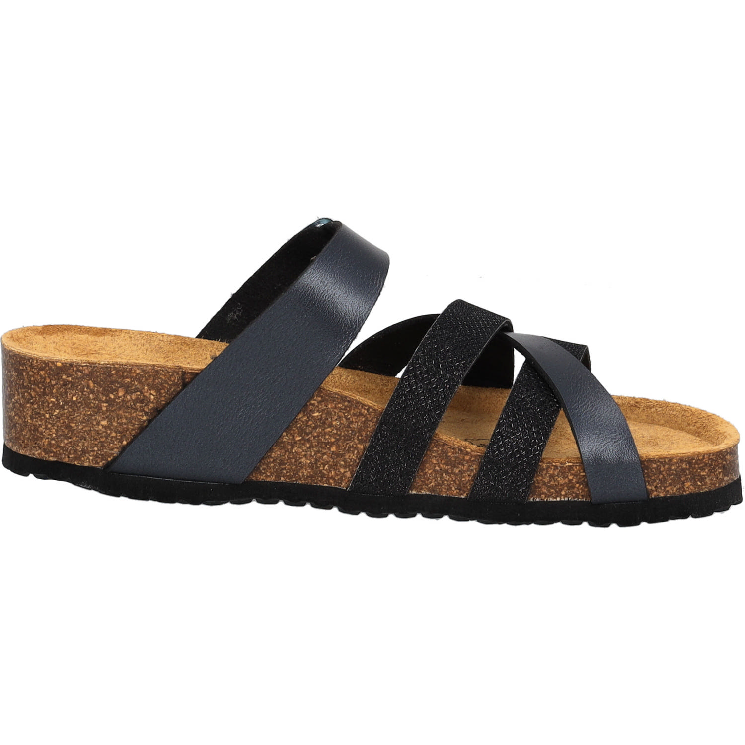 Palado Balmur, Pantoletten, Damen, Schwarz Metallic