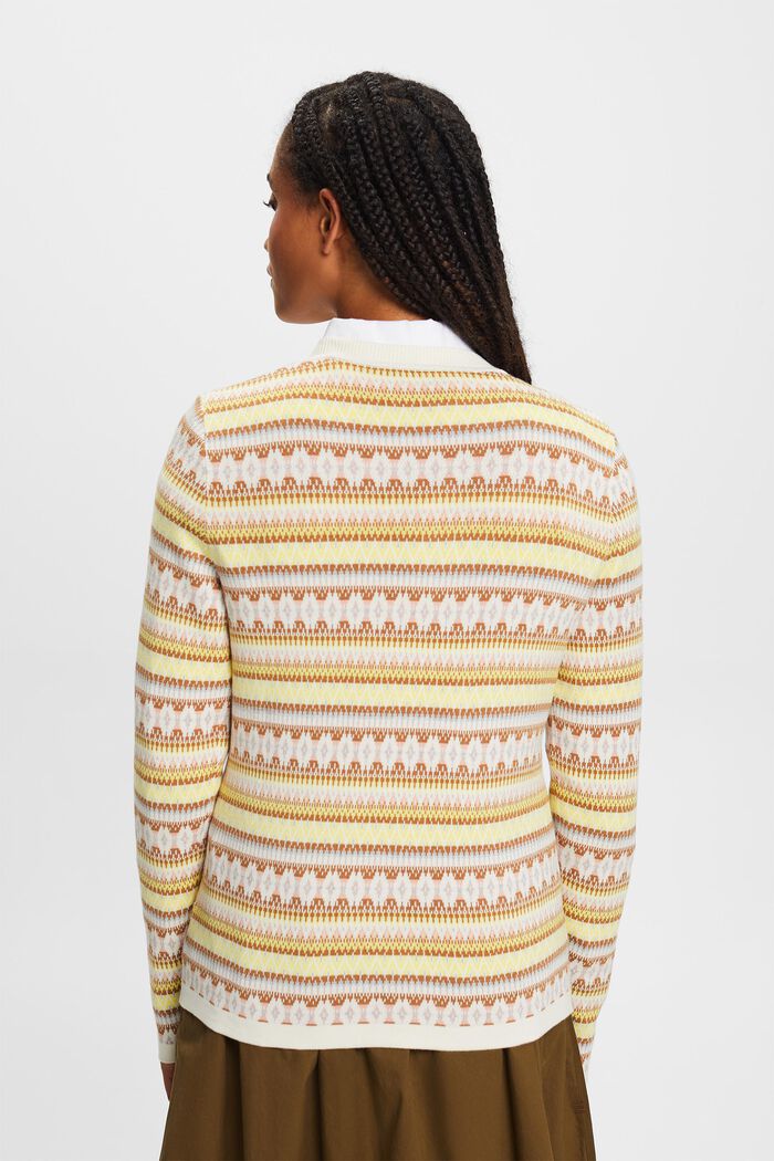 Jacquard-Sweatshirt