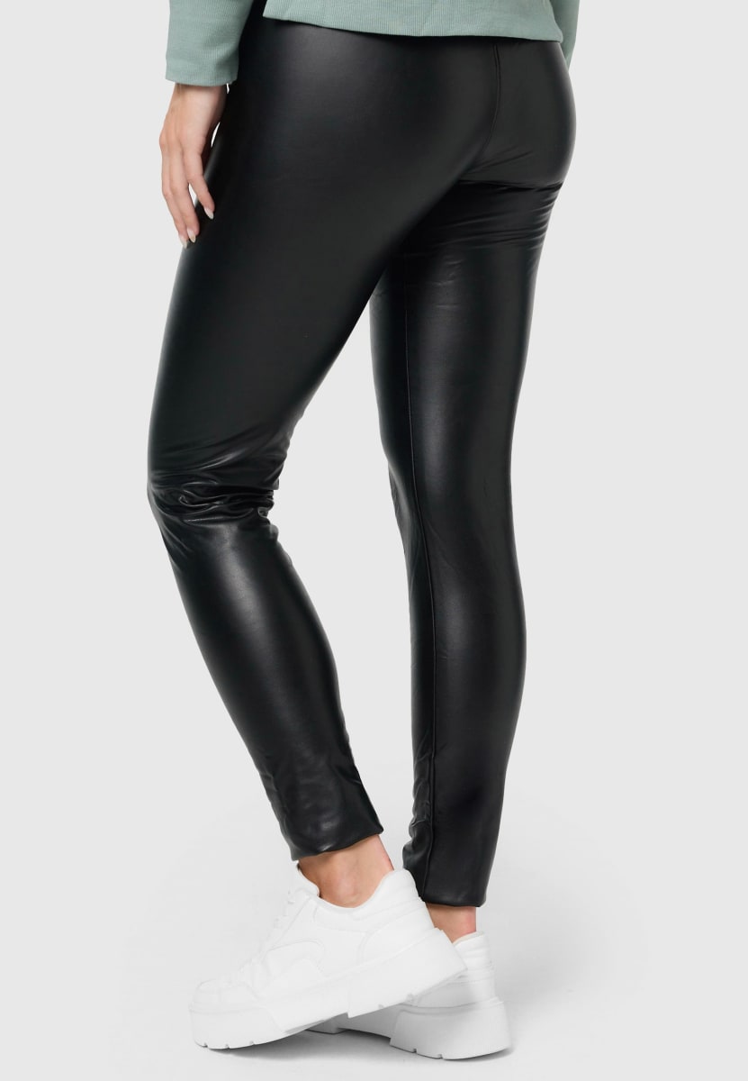 Leggings in Leder-Optik schwarz Gr. 40/42, 1 St