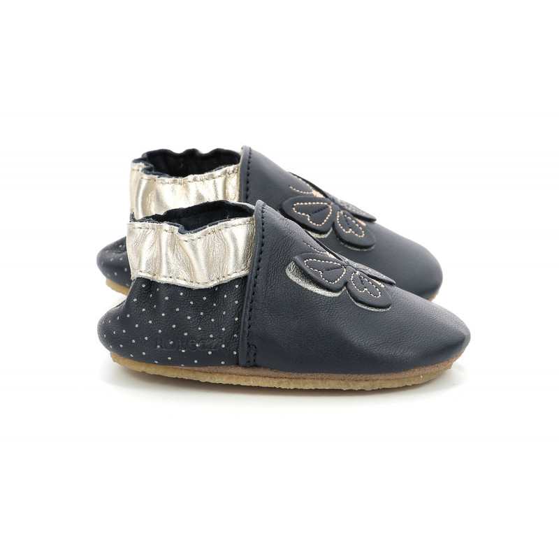 Chaussons cuir tannage végétal Flyinthewindcrp