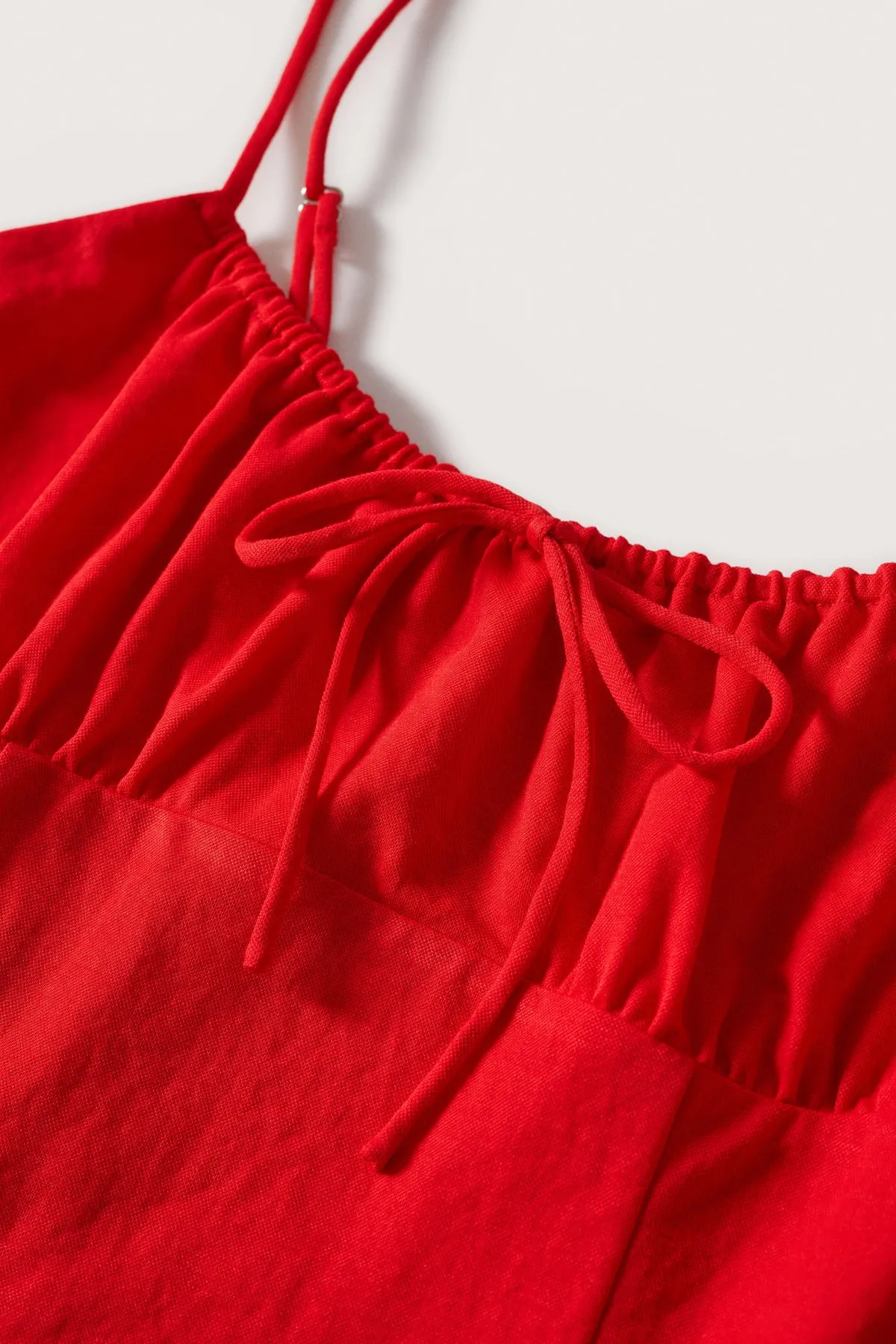 MANGO  Rotes Damenkleid 37030456
