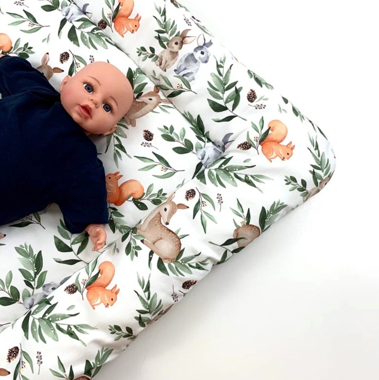 BABEES Wickelauflage Wickelunterlage für Ikea 75x75 70x50cm 100% Baumwolle Baby zweiseitig