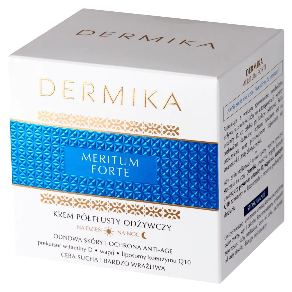 Dermika Meritum Forte polubogata hranjiva krema za dan i noć