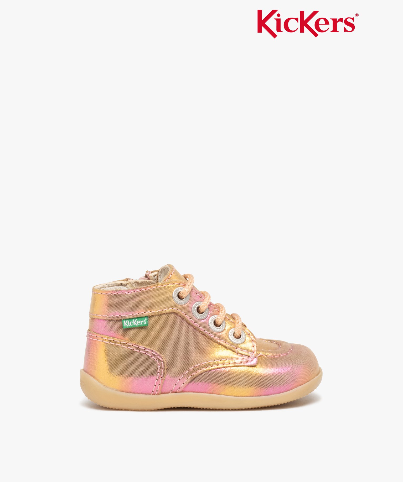 Chaussures premiers pas bébé fille en cuir imprimé fleuri... multicolore | GEMO