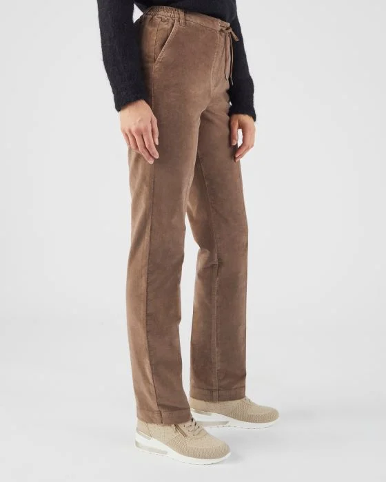 Pantalon enfilable velours