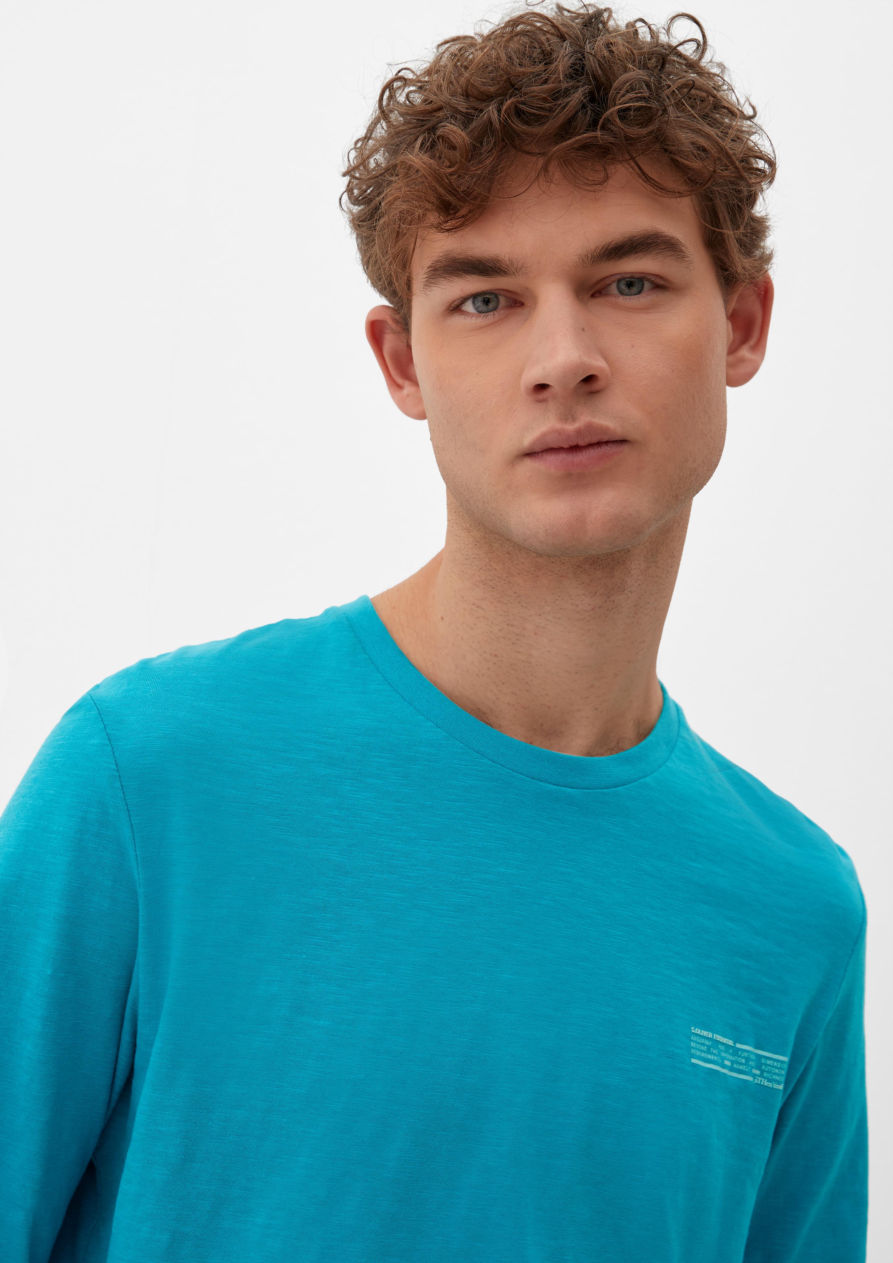 Longsleeve mit Flammgarnstruktur  2129418-6376
