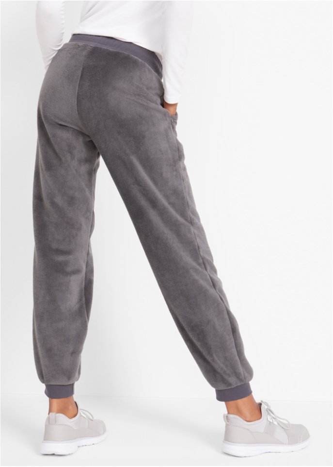 Fleece Jogginghose mit Bündchen