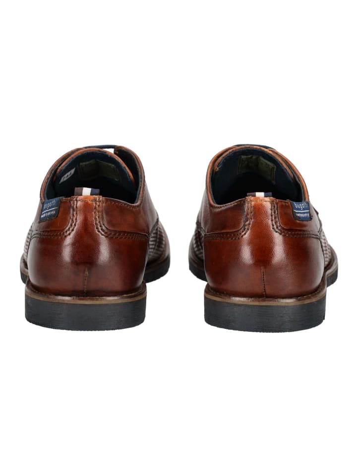 Bugatti Businessschuhe in Cognac günstig kaufen