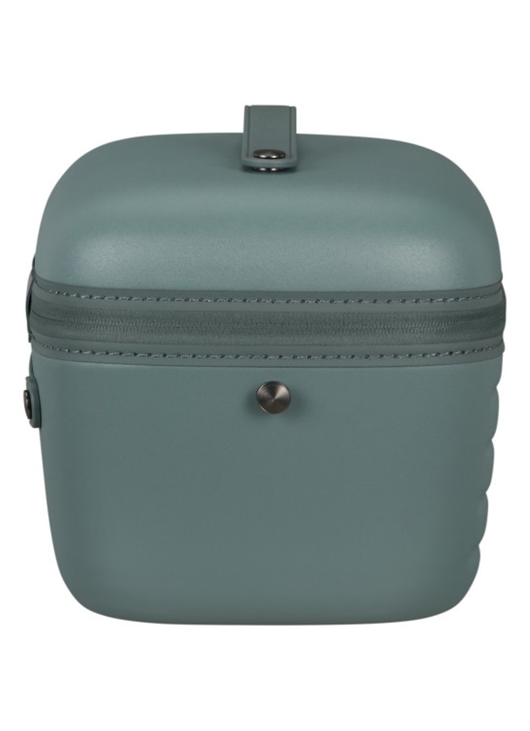 Beauty case Samsonite impilabile con tracolla removibile e pochette rimovibile.