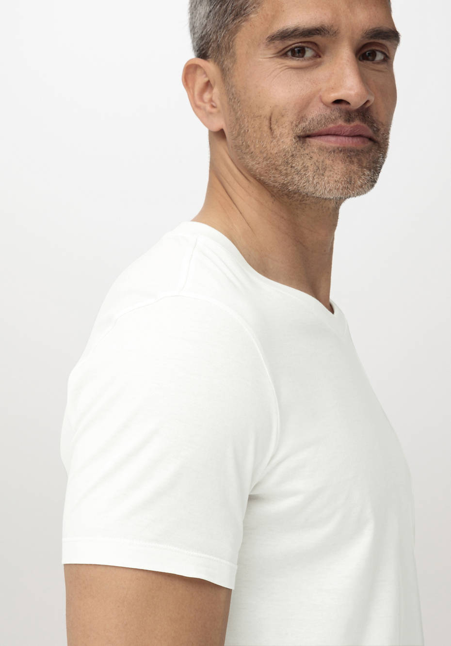 V-Shirt Regular aus reiner Bio-Baumwolle