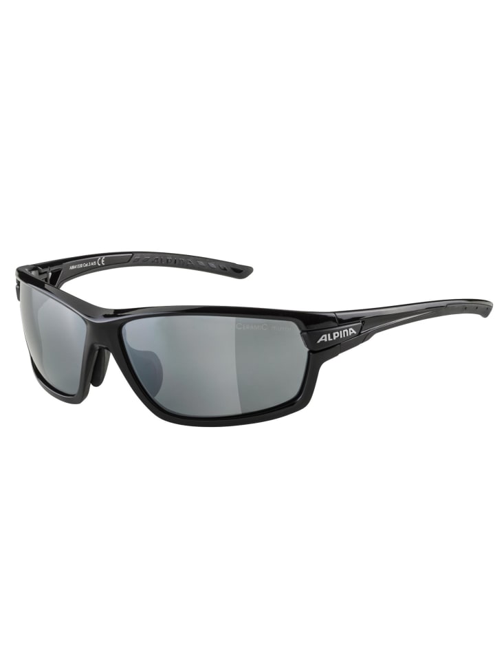 Alpina TRI-Scray 2.0 Sonnenbrille mit Wechselscheiben in Schwarz günstig kaufen onesize