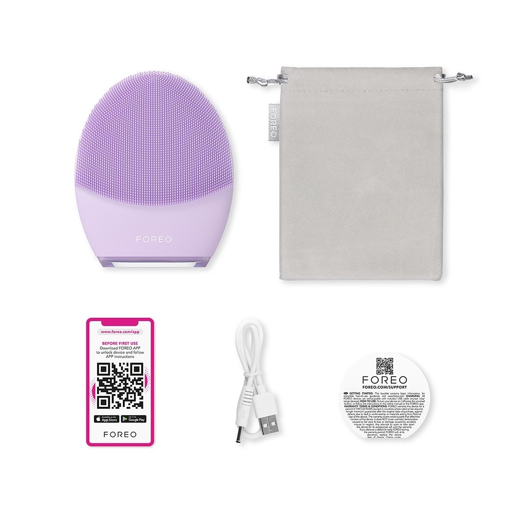 4 plus normal skin Thermo-Gesichtsreinigungsgerät mit NIR. rotem LED-Licht und Mikrostrom