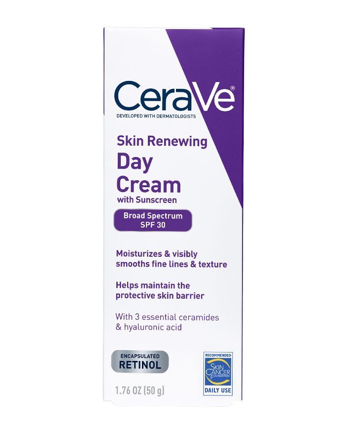 Crème de jour régénératrice anti-âge au rétinol et SPF